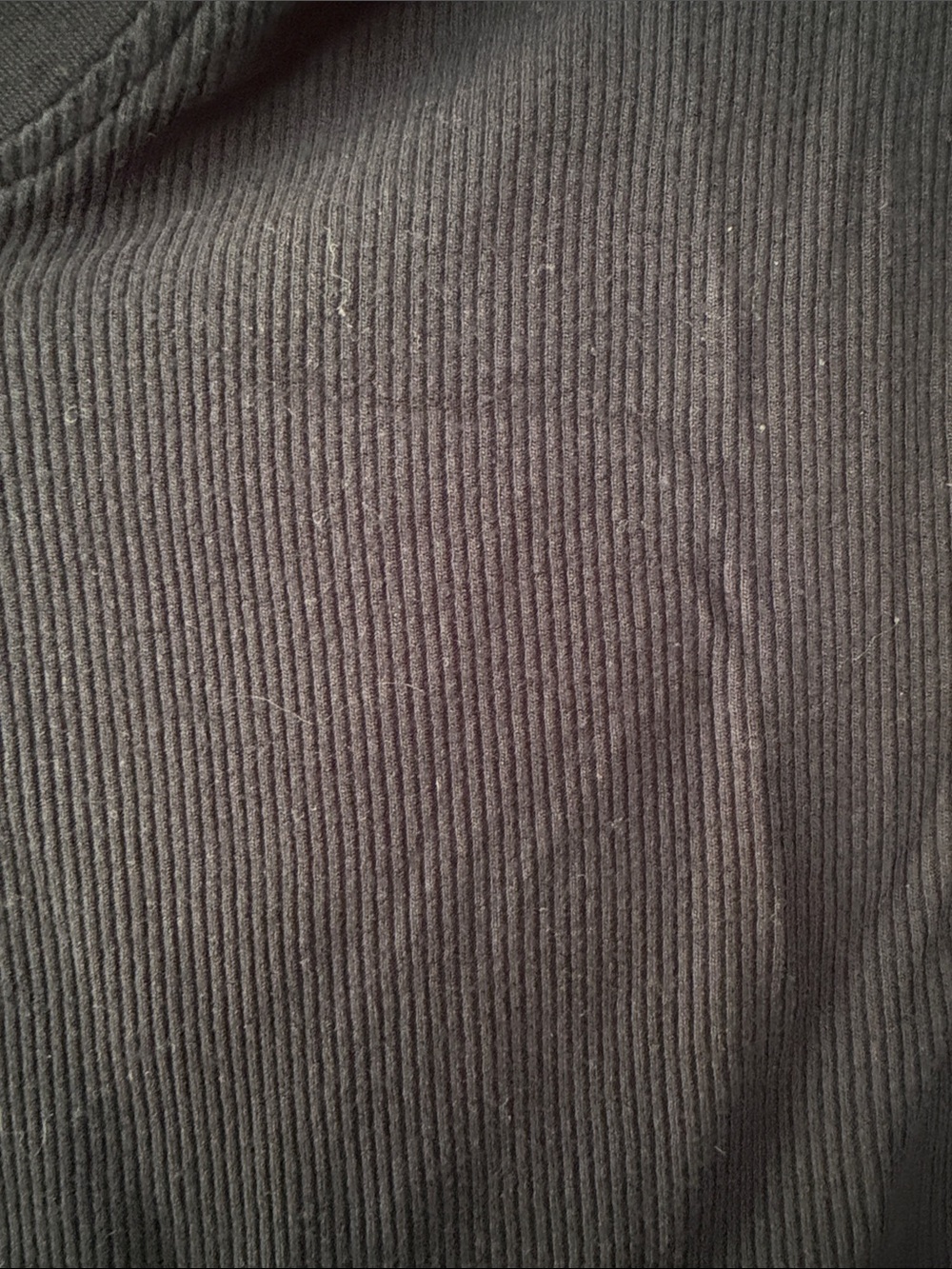 Garage Navy Ribbed Long-Sleeve V-Neck Top - Picture 6 of 6